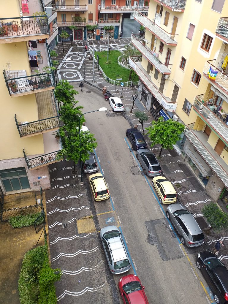 via deserta dal mio balcone